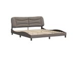 Syfax™ Giroletto Senza Materasso Hvar Tortora 180X200 Cm In Tessuto