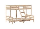 Syfax™ Letto A Castello 80X200/120X200 Cm In Legno Massello Di Pino