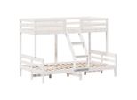Syfax™ Letto A Castello 80X200/120X200Cm Bianco Legno Massello Di Pino