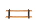 Syfax™ Mobile Porta Tv 130X40X40 Cm In Legno Massello Di Acacia