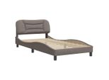 Syfax™ Giroletto Senza Materasso Hvar Tortora 100X200 Cm In Tessuto