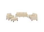 Syfax™ Set Di Divani 4 Pz Con Cuscini Crema In Tessuto