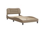 Syfax™ Giroletto Senza Materasso Hvar Cappuccino 100X200 Cm In Pelle Finta