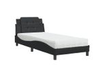 Syfax™ Giroletto Senza Materasso Zadar Nero 100X200 Cm In Pelle Finta