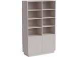 Dmora Libreria Evora 40X172X100H Cm Beige, 10 Ripiani 2 Ante