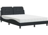 Syfax™ Giroletto Senza Materasso Zadar Nero 120X200 Cm In Pelle Finta