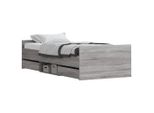 Syfax™ Giroletto Senza Materasso Rovere Sonoma 90X190 Cm