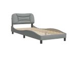 Syfax™ Giroletto Senza Materasso Hvar Grigio Chiaro 90X190 Cm Tessuto