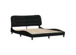 Syfax™ Giroletto Senza Materasso Hvar Nero 160X200 Cm In Tessuto