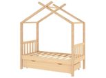Syfax™ Giroletto Per Bambini Con Cassetto Legno Massello Pino 70X140Cm