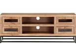 Syfax™ Mobile Porta Tv 110X30X40 Cm In Legno Massello Di Acacia