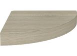 Syfax™ Scaffale Angolare A Parete Rovere 25X25X3,8 Cm In Mdf
