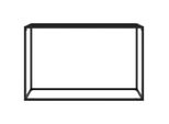 Syfax™ Tavolo Consolle Nero 120X35X75 Cm In Vetro Temperato