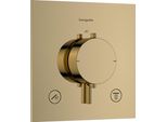 Hansgrohe Ecostat Comfort E Thermostat Encastré Pour 2 Consommateurs, 33711990, 33711990