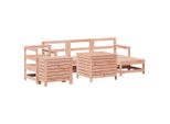 Syfax™ Set Divani Da Giardino 7 Pz In Legno Massello Abete Douglas