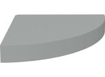 Syfax™ Scaffale Angolare A Parete Grigio 25X25X3,8 Cm In Mdf