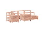Syfax™ Set Divani Da Giardino 7 Pz In Legno Massello Abete Douglas