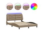 Syfax™ Giroletto Con Led Senza Materasso Hvar Cappuccino 140X190 Cm