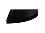 Syfax™ Scaffale Angolare A Parete Nero Lucido 35X35X3,8 Cm In Mdf