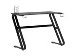 Syfax™ Scrivania Da Gaming Con Gambe A Zz Nera 110X60X75 Cm