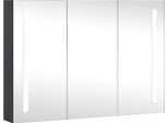 Syfax™ Armadietto Bagno Con Specchio E Led 89X14X62 Cm