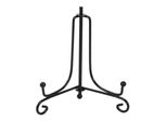 1 Pezzo 4" Cavalletto In Ferro Classico Espositore Ciotola Piatto Cornice Per Foto Libro Opera D'arte Nero"