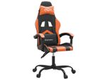 Syfax™ Sedia Da Gaming Nero E Arancione In Pelle Finta