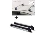 Portasci Silver Ice Estensibile + Portapacchi Vdp Delta Compatibile Con Bmw Serie 5 (F10) (4 Porte) 2010-2016