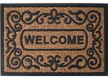 H&S Decoration | Zerbino - Welcome - 60X40 Cm - Fibra Di Cocco - Resistente - Zerbino Di Benvenuto - Zerbino Decorativo