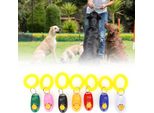 Clicker Per L'addestramento Dei Cani, Set Di 7 Pezzi Colorati Con Laccetti Da Polso, Strumento Di Addestramento Pratico Ed Efficace Per Cani E Gatti