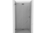 Mexen Lunar-F Porta Doccia Pieghevole Sinistra 100 Cm, Trasparente, Gun Metal - 836-100-000-95-00-L