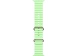Apple Natural Titanium Finish Band Verde Fluoroelastomero, Titanio