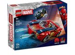 Lego | Marvel Spider-Man Car Vs. Venomised Wolverine - Supereroe Giocattolo Con Auto Giocattolo - Giocattolo Da Costruzione Con 2 Minifigure E 2 Shooter - Regalo Per Ragazzi Dai 7 Anni In Su - 76336