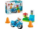 Lego Duplo Moto Blu Della Polizia - Giocattolo Educativo Per Stimolare Le Capacità Motorie Dei Bambini Piccoli - Include Moto, Personaggio Poliziotto E Semaforo - Regalo Per Bambini E Bambine Dai 2 Anni In Su - 10471