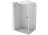 Mexen Lunar Cabina Doccia A Battente Sinistra 85 X 70 Cm, Trasparente, Gun Metal - 834-085-070-95-00-L