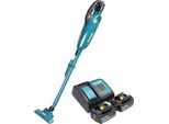 Aspirapolvere A Batteria Makita Dcl 283 Fsg 18 V 0,73 L Brushless + 2X Batteria 6,0 Ah + Caricabatterie