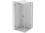 Mexen Lunar-F L Cabina Doccia Pieghevole Sinistra 80 X 80 Cm, Trasparente, Gun Metal - 836L-080-080-95-00-L