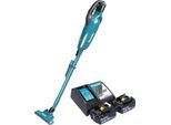 Aspiratore A Batteria Makita Dcl 283 Frg 18 V 0,73 L Brushless + 2X Batteria 6,0 Ah + Caricabatterie