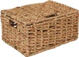 Vivanno Cestino Da Scaffale In Giacinto D'acqua Secchio Box, Intrecciato Naturale - 39X28X20 Cm