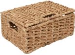 Vivanno Cestino Da Scaffale In Giacinto D'acqua Secchio Box, Intrecciato Naturale - 35X25X16 Cm