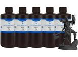 Resina Lavabile In Acqua, Alta Precisione, Formula Inodore, 5 Kg Nero