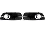 Griglia Per Fendinebbia, Compatibile Con Audi Q5 2009-2011, Motivo A Nido D'ape, Come Illustrato