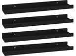 Syfax™ Mensole Da Parete 2 Pz Nere 40X9X3 Cm