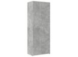 Syfax™ Credenza Grigio Cemento 70X42,5X185 Cm In Legno Ingegnerizzato