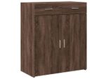 Syfax™ Credenza Rovere Marrone 80X42,5X93 Cm In Legno Multistrato