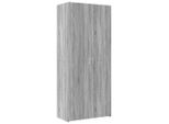 Syfax™ Credenza Grigio Sonoma 80X42,5X185 Cm In Legno Ingegnerizzato