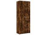 Syfax™ Credenza Rovere Fumo 70X42,5X185 Cm In Legno Ingegnerizzato