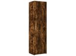Syfax™ Credenza Rovere Fumo 50X42,5X185 Cm In Legno Ingegnerizzato