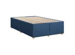 Syfax™ Giroletto Senza Materasso Blu 120X200 Cm In Tessuto
