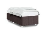 Syfax™ Giroletto Senza Materasso Marrone Scuro 90X190 Cm Tessuto